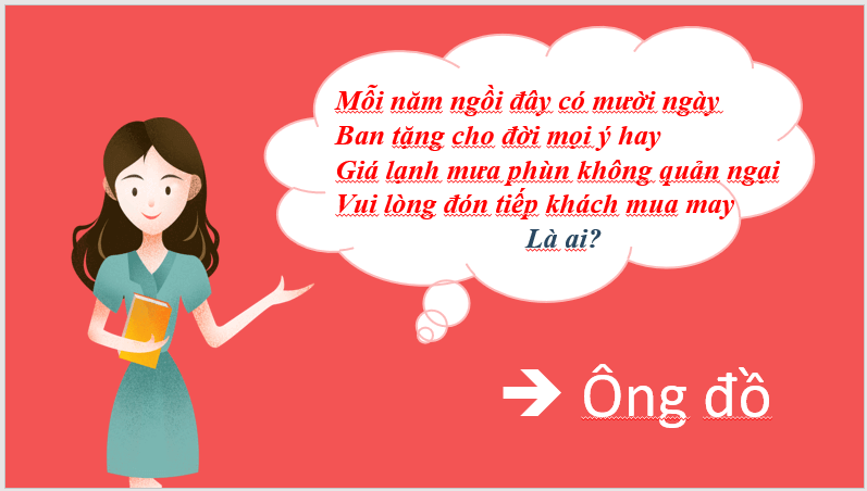 Giáo án điện tử bài Ông đồ | PPT Văn 7 Cánh diều