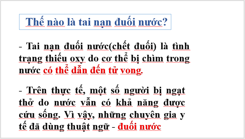 Giáo án điện tử bài Phòng tránh đuối nước | PPT Văn 7 Chân trời sáng tạo