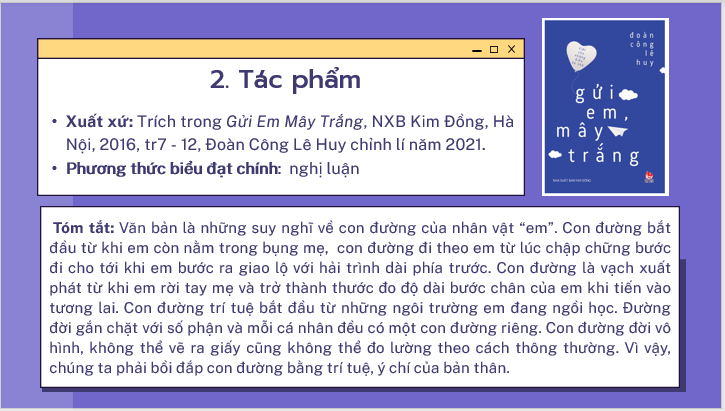 Giáo án điện tử bài Thực hành đọc: Câu chuyện về con đường trang 74, 75 | PPT Văn 7 Kết nối tri thức