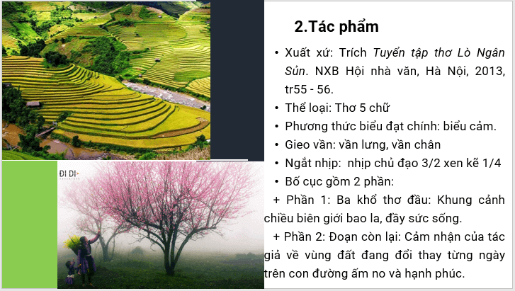 Giáo án điện tử bài Thực hành đọc: Chiều biên giới trang 104 | PPT Văn 7 Kết nối tri thức