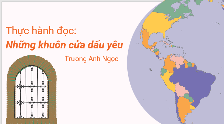 Giáo án điện tử bài Thực hành đọc: Những khuôn cửa dấu yêu trang 126, 127, 128, 129 | PPT Văn 7 Kết nối tri thức