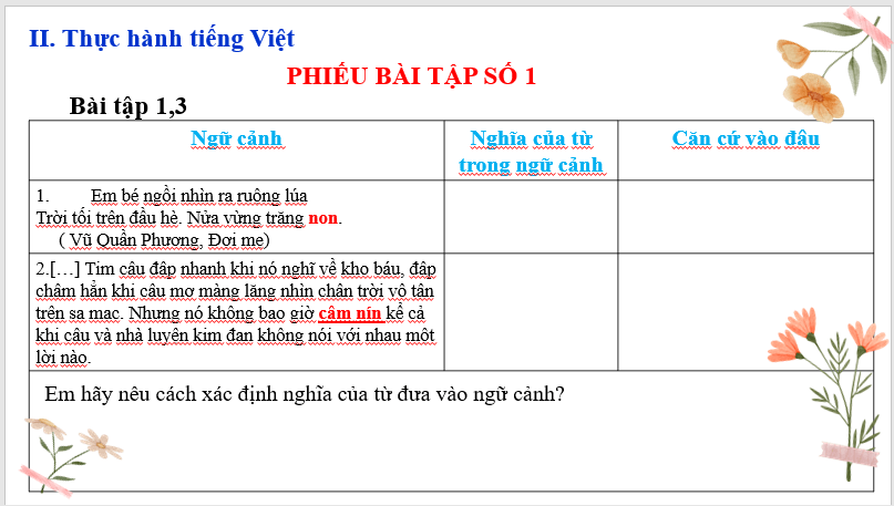 Giáo án điện tử bài Thực hành tiếng Việt trang 104 | PPT Văn 7 Chân trời sáng tạo