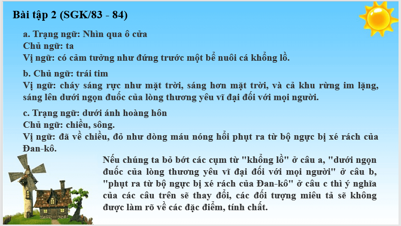 Giáo án điện tử bài Thực hành tiếng Việt trang 83 | PPT Văn 7 Chân trời sáng tạo