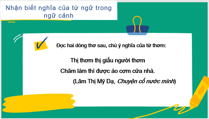 Giáo án điện tử bài Thực hành tiếng Việt trang 92 | PPT Văn 7 Kết nối tri thức