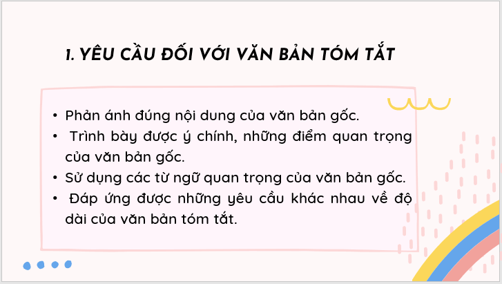 Giáo án điện tử bài Tóm tắt văn bản theo những yêu cầu khác nhau về độ dài | PPT Văn 7 Kết nối tri thức