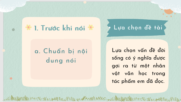 Giáo án điện tử bài Trình bày ý kiến về một vấn đề đời sống (được gợi ra từ một nhân vật văn học) | PPT Văn 7 Kết nối tri thức