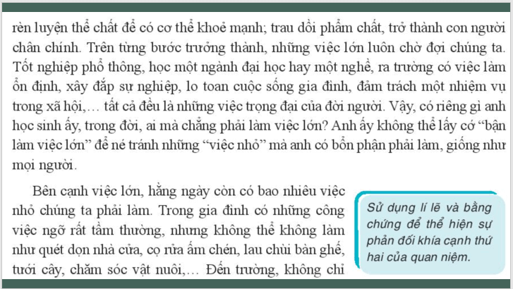 Giáo án điện tử bài Viết bài văn nghị luận về một vấn đề trong đời sống (thể hiện ý kiến phản đối một quan niệm, một cách hiểu khác về vấn đề) | PPT Văn 7 Kết nối tri thức