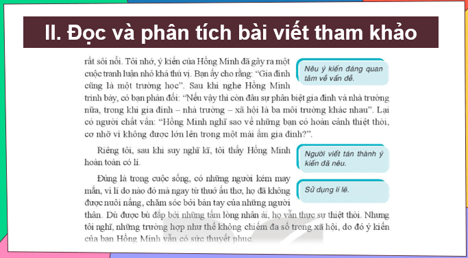 Giáo án điện tử bài Viết bài văn nghị luận về một vấn đề trong đời sống (trình bày ý kiến tán thành) | PPT Văn 7 Kết nối tri thức