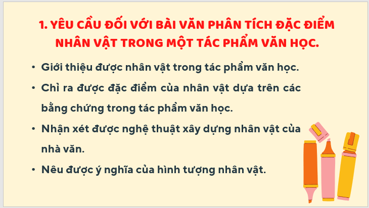 Giáo án điện tử bài Viết bài văn phân tích đặc điểm nhân vật trong một tác phẩm văn học | PPT Văn 7 Kết nối tri thức