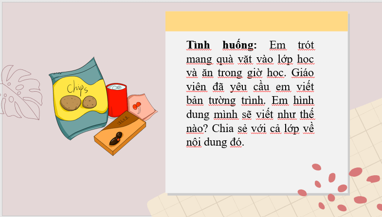 Giáo án điện tử bài Viết bản tường trình | PPT Văn 7 Cánh diều