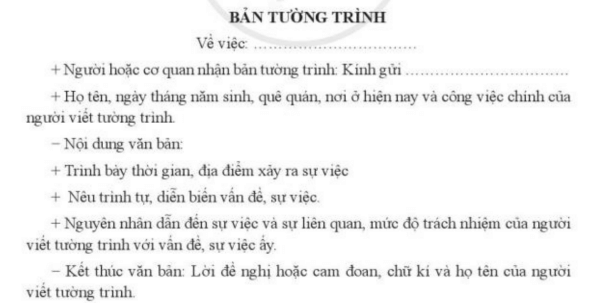 Giáo án bài Viết bản tường trình | Giáo án Ngữ Văn 7 Cánh diều