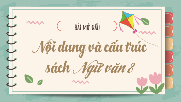 Giáo án điện tử bài Nội dung sách Ngữ văn 8 | PPT Văn 8 Cánh diều