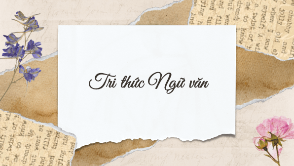 Giáo án điện tử bài Kiến thức ngữ văn trang 54 | PPT Văn 8 Cánh diều