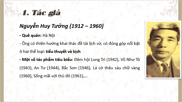 Giáo án điện tử bài Lá cờ thêu sáu chữ vàng | PPT Văn 8 Kết nối tri thức