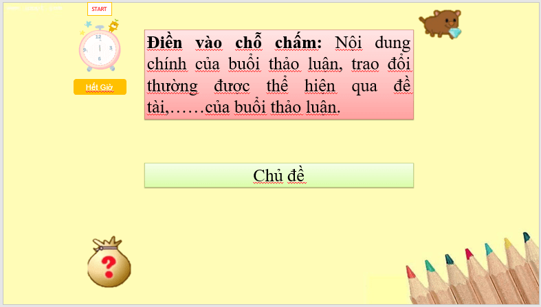 Giáo án điện tử bài Nghe và tóm tắt nội dung thuyết trình về một vấn đề đặt ra trong tác phẩm văn học | PPT Văn 8 Cánh diều