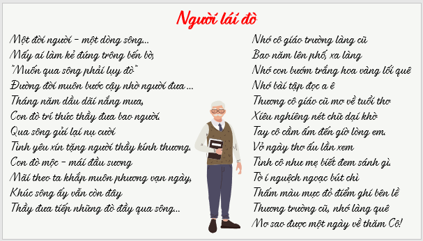 Giáo án điện tử bài Người thầy đầu tiên | PPT Văn 8 Cánh diều