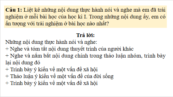 Giáo án điện tử bài Nói và nghe trang 134 | PPT Văn 8 Chân trời sáng tạo