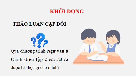 Giáo án điện tử Ôn tập và tự đánh giá cuối học kì 2 | PPT Văn 8 Cánh diều
