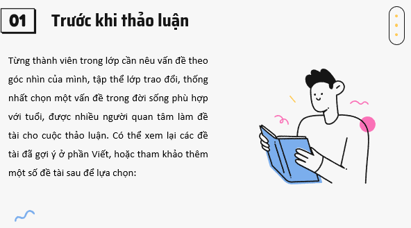 Giáo án điện tử bài Thảo luận về một vấn đề trong đời sống phù hợp với lứa tuổi (ý thức trách nhiệm với cộng đồng của học sinh) | PPT Văn 8 Kết nối tri thức