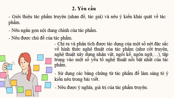 Giáo án điện tử bài Viết bài văn phân tích một tác phẩm (truyện) | PPT Văn 8 Kết nối tri thức