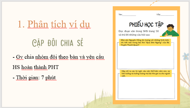 Giáo án điện tử bài Viết đoạn văn ghi lại cảm nghĩ sau khi đọc một bài thơ sáu chữ, bảy chữ | PPT Văn 8 Cánh diều