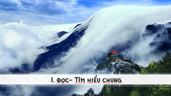 Giáo án điện tử bài Xa ngắm thác núi Lư | PPT Văn 8 Cánh diều