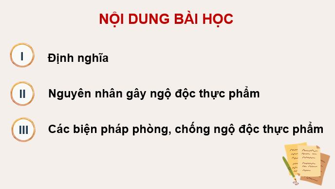 Giáo án điện tử Chuyên đề Sinh 11 Kết nối tri thức Bài 10: Ngộ độc thực phẩm | PPT Chuyên đề Sinh học 11
