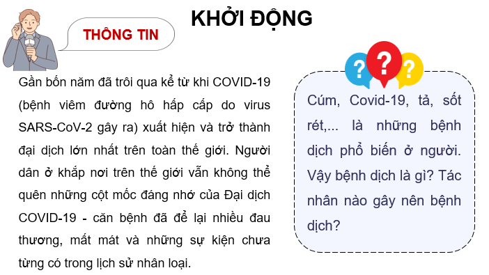 Giáo án điện tử Chuyên đề Sinh 11 Kết nối tri thức Bài 5: Bệnh dịch và tác nhân gây bệnh ở người | PPT Chuyên đề Sinh học 11