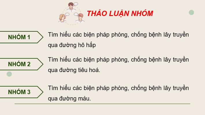 Giáo án điện tử Chuyên đề Sinh 11 Kết nối tri thức Bài 7: Các biện pháp phòng, chống bệnh dịch ở người | PPT Chuyên đề Sinh học 11