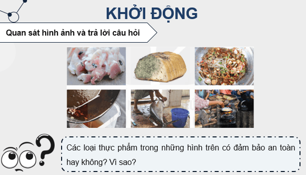 Giáo án điện tử Chuyên đề Sinh 11 Kết nối tri thức Bài 9: Khái quát về vệ sinh an toàn thực phẩm | PPT Chuyên đề Sinh học 11