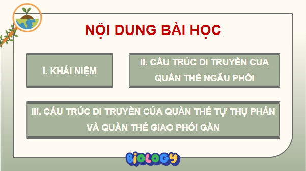 Giáo án điện tử Sinh 12 Cánh diều Bài 13: Di truyền học quần thể | PPT Sinh học 12