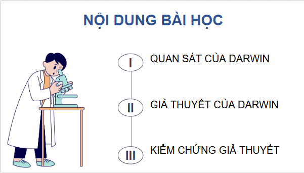 Giáo án điện tử Sinh 12 Cánh diều Bài 16: Quan niệm của Darwin về chọn lọc tự nhiên và hình thành loài | PPT Sinh học 12
