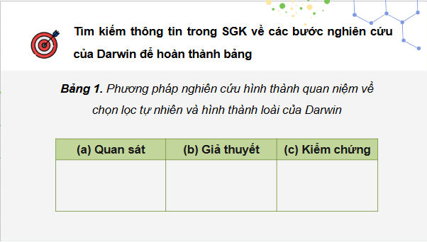 Giáo án điện tử Sinh 12 Cánh diều Bài 16: Quan niệm của Darwin về chọn lọc tự nhiên và hình thành loài | PPT Sinh học 12