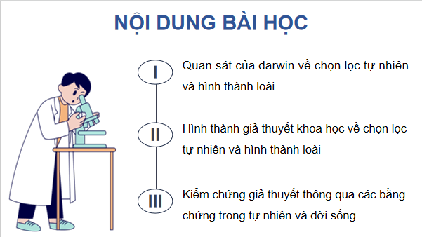 Giáo án điện tử Sinh 12 Chân trời sáng tạo Bài 16: Quan niệm của Darwin về chọn lọc tự nhiên và hình thành loài | PPT Sinh học 12