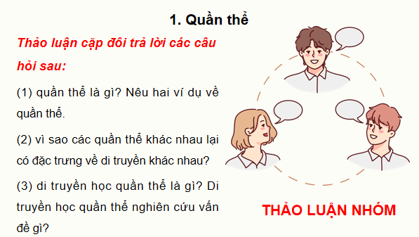 Giáo án điện tử Sinh 12 Kết nối tri thức Bài 18: Di truyền quần thể | PPT Sinh học 12