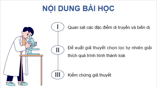 Giáo án điện tử Sinh 12 Kết nối tri thức Bài 20: Quan niệm của Darwin về chọn lọc tự nhiên và hình thành loài | PPT Sinh học 12