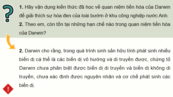 Giáo án điện tử Sinh 12 Kết nối tri thức Bài 21: Học thuyết tiến hoá tổng hợp hiện đại | PPT Sinh học 12