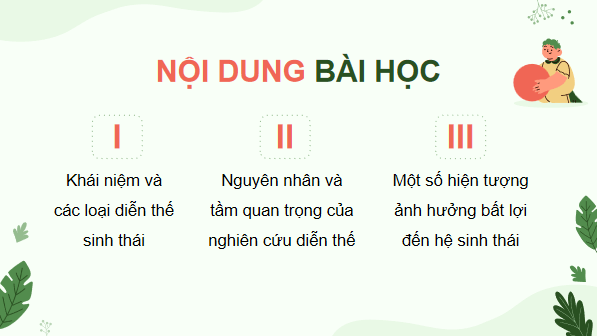 Giáo án điện tử Sinh 12 Kết nối tri thức Bài 30: Diễn thế sinh thái | PPT Sinh học 12