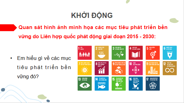 Giáo án điện tử Sinh 12 Kết nối tri thức Bài 34: Phát triển bền vững | PPT Sinh học 12