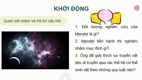 Giáo án điện tử Sinh 12 Cánh diều Bài 7: Di truyền học Mendel và mở rộng học thuyết Mendel | PPT Sinh học 12