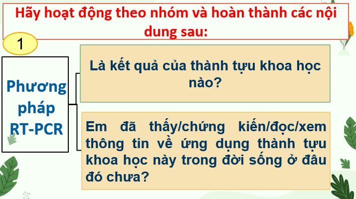 Giáo án điện tử Chuyên đề Sinh 12 Chân trời sáng tạo Bài 1: Khái quát sinh học phân tử và các thành tựu | PPT Chuyên đề Sinh học 12