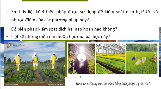Giáo án điện tử Chuyên đề Sinh 12 Chân trời sáng tạo Bài 6: Cơ sở khoa học và các biện pháp kiểm soát sinh học | PPT Chuyên đề Sinh học 12