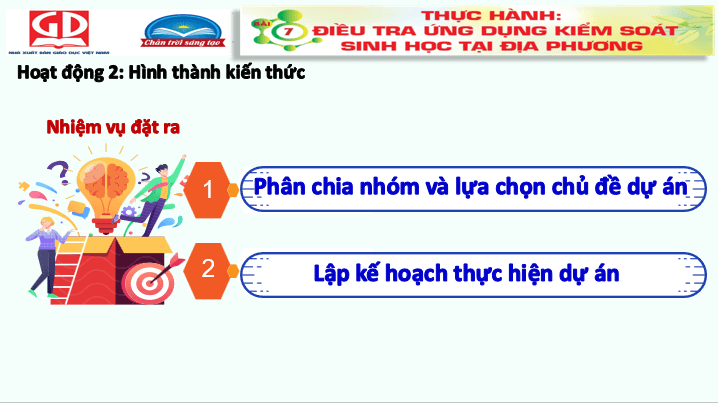 Giáo án điện tử Chuyên đề Sinh 12 Chân trời sáng tạo Bài 7: Thực hành: Điều tra ứng dụng kiểm soát sinh học tại địa phương | PPT Chuyên đề Sinh học 12