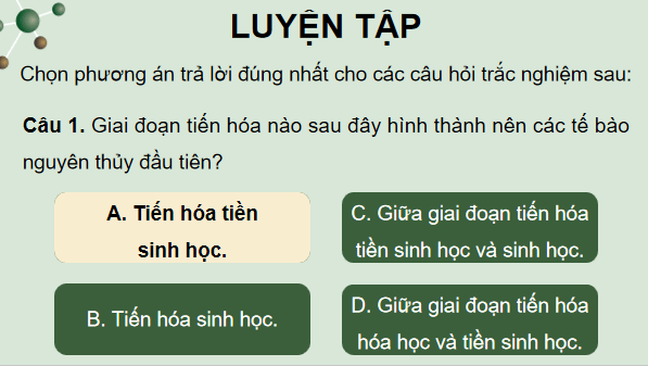 Giáo án điện tử Sinh 12 Chân trời sáng tạo Ôn tập Chương 5 | PPT Sinh học 12