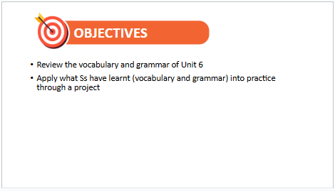Giáo án điện tử Tiếng Anh 10 Global Success Unit 6 Project | PPT Tiếng Anh 10
