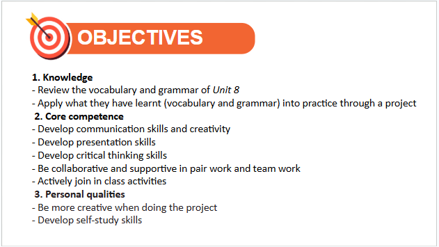 Giáo án điện tử Tiếng Anh 10 Global Success Unit 8 Looking Back | PPT Tiếng Anh 10