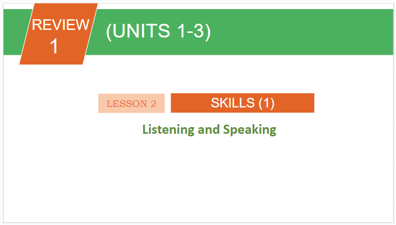 Giáo án điện tử Tiếng Anh 11 Global Success Review 1 Skills | PPT Tiếng Anh 11