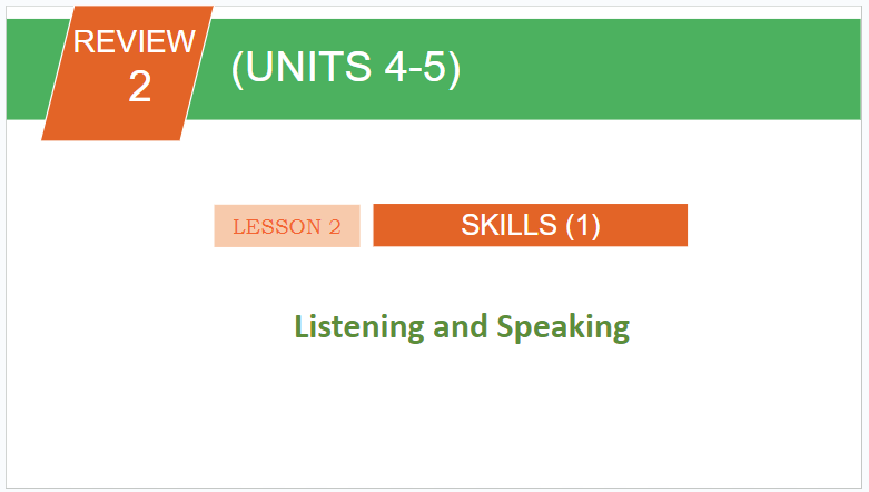 Giáo án điện tử Tiếng Anh 11 Global Success Review 2 Skills | PPT Tiếng Anh 11