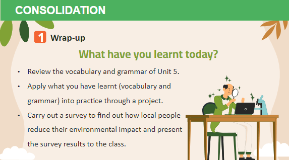 Giáo án điện tử Tiếng Anh 11 Global Success Unit 5 Project | PPT Tiếng Anh 11