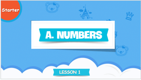 Giáo án điện tử Tiếng Anh lớp 3 Global Success Starter Numbers | PPT Tiếng Anh lớp 3